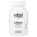 Vital Nutrients Lithium Orotate 20mg | Integratori al litio vegani per la memoria, lo stato della mente e la salute comportamentale* | Glutine, latticini, soia Free | 90 Capsule