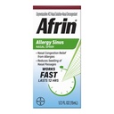 Afrin Allergy Sinus Nasal Spray - Veloce e potente decongestionamento nasale da allergie, per adulti e bambini 6 anni e più vecchi, 0.50 Fl Oz (Pack of 1)