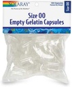 Solaray Capsula vuota Dimensioni 00 (Bag) | 100ct