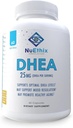 NuEthix Formulations DHEA 25mg Supplemento per le donne e gli uomini, Include l'estratto di pompelmo, il supporto dell'ormone DHEA migliorato, la bio-validabilità potenziata, senza zucchero, senza glutine, non OGM, 60 Serve