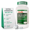 TIME-CAP Los Angeles, INC. Rilievo di mal di testa Timely Extra Strength - Acetaminophen with Aspirin & Caffeine (300 Caplets) - Mal di testa, Migraine & Back e Body Pain & Muscle Aches - Extra Strength - Made in USA