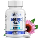 Integratore Lymphatic Support, Integratori Lymphatic Drainage con Dandelion, Burdock, Echinacea, Lemon & More, Supporto Lymph System per Uomini e Donne – 60 capsule