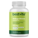 BESTVITE Ginkgo Biloba 120mg (240 Capsule) - No Stearates - Non OGM - Gluten Free - standardizzato al 24% Ginkgo Flavone Glycosides