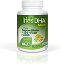 DHA All-Vegetarian DHA Integratore alimentare Supporta un cervello sano, occhi e cuore, non OGM Dalla fonte vegetale sostenibile 200 mg di DHA Omega-3 60 Softgels