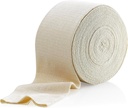 Supporto elastico tubolare Dimensioni E, scatola 10M - colore naturale (3,5" X 33 piedi) per il supporto del ginocchio di grandi dimensioni Bandage - coscia media, spandex di cotone
