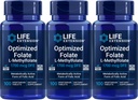 Estensione della vita Folate ottimizzato 1700 mcg DFE, 100 compresse vegetariane (Pack of 3)