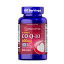 Puritan's Pride Coenzyme CoQ10 600mg, Integratore alimentare per la salute del cuore, la pressione sanguigna, la salute della gomma orale e il supporto di invecchiamento sano, alimentazione di 60 giorni, Softgel di rilascio rapido
