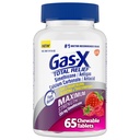 Gas-X Total Relief Chewable Tablets con massima resistenza Rilievo del gas Simethicone 250 mg e Rilievo di bruciore Carbonato 750 mg, Bloating Relief, Bacche miste - 65 Conte
