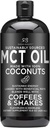 Radha Beauty Premium MCT olio Fatto solo da coccole non OGM - 15.8oz. Keto, Paleo, Gluten Free e Vegan approvato.