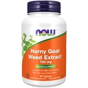 NOW Integratori, Estratto di erba di capra cornea 750 mg Plus 150 mg di radice di maca, erbe tonificanti*, 90 compresse