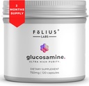 Glucosmine Sulfate Cloruro di potassio 750mg per Giunti sani, Bones e Cartilage — Supplemento di sostegno comune per gli uomini e le donne (120 capsule)