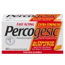 Percogesico Extra Forza Acetaminophen & Diphenhydramine Rilievo del dolore, Riduttore di Fever senza Aspirina e Antistamina, 60 Conte