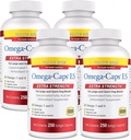 Omega-Caps Extra Forza per Grandi Razze-Vet Formulato per sana pelle e cappotto Radiante mentre riduce il taglio. Contiene Omega 3 per il supporto del sistema immunitario, facile da usare, 1000 capsule di gel morbido