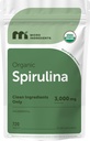Micro Ingredienti Organic Spirulina Supplemento, 720 Compresse (4 mesi di fornitura), Nessun Filler & Non OGM, Ricco di Proteine Vegane, Vitamine & Prebiotici, Pillole Premium Spirulina
