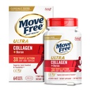 Move Free Ultra Tripla Azione Joint Support Supplement - Tipo II Collagen Boron & Acido Ialuronico - Supporta Joint Comfort, Cartiliage & Bones in 1 Tiny Pill Per Day, 64 compresse (64 porzioni)*
