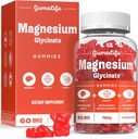 Gumalife 700mg Magnesio Glycinate Gummies Migliorare il Rilassamento, offrendo una miscela senza zucchero di nutrienti beneficiali. Ogni scatola contiene 60 conteggi (60 conteggi, Boysenberry)