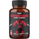 Supplemento di testosterone per gli uomini con Ashwagandha, Tribulus, Ginseng & More - 11 Erbe - Supporto di resistenza - 60 capsule vegane 1 mese di fornitura