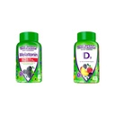 Vitafusion Extra Forza Melatonina Prosciutto Vitamine, 5mg, 120 ct Gummies & Vitamina D3 Gummy Vitamine per Bone e Sistema Immune Supporto