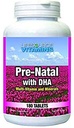LifeSource Vitamins Pre-Natal Multi-Vitamins and Minerals with DHA - Mom and Baby Health - 180 compresse