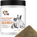 Polvere di Kelp per il cane e il gatto - polvere di granule supplemento di Kelp del mare organico (16 Oz, 1 Pound)