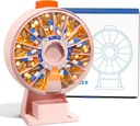 Odaro Large Pill Dispenser, Organizzatore settimanale di pillole 7 giorni Am Pm / scatola di pillole di 14 giorni, organizzatore di pillole di medicina quotidiana con uso a parete o in piedi per la vitamina, supplemento, medicina - rosa
