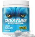 CREATURE® Creatine Complex - Polvere monoidrata della creatina con 5 tipi di creatina Compreso con-Crēt® Creatine HCL, promuove il muscolo, la resistenza, l'eccedenza, la salute del cervello, senza aroma, 300g 60 Servings