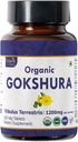 Gokshura 120 compresse | Tribulus Terrestris (Gokshura) | USDA Organic Certified| Supporta immunità e resistenza | Organico e Naturale 120tab
