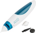 Serene Innovations Hearing Aid Cleaning Kit for Earwax Removal – Hearing Aid Cleaner Funziona su 4 batterie AA per pulire i tubi dell'udito, gli auricolari, i monitor nell'orecchio, e altro – Aspirapolvere per la cera