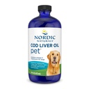 Nordic Naturals Pet Cod Liver Oil, Unflavored - 16 oz - 1048 mg Omega-3 Per Teaspoon - Olio di pesce per cani con EPA & DHA - promuove pelle, cappotto, & salute immunitaria