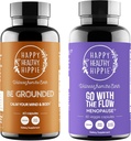 Happy Healthy Hippie Vai con il supporto menopausa di flusso e Essere Rilievo di corda messa a terra