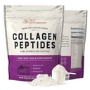 Polvere di peptidi di collagene consapevole dal vivo - Polvere di collagene idrolizzata naturale - capelli, pelle, chiodo e supporto misto - Supplementi di collagene di tipo I & III per donne e uomini - 16oz