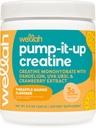 Wellah Creatina per le donne (50 Serve, Ananas Mango) - Creatina Monoidrato con Dandelion & Cranberry Extract