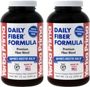 Yerba Prima Daily Fiber Formula Powder - 12 oz (Pack of 2) - Soluble & Insoluble Dietary Fiber Supplement - Colon Cleanse - Gut Health - Vegan, Non OGM, Senza glutine