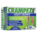 Crampeze Night Cramps Natural Relief of Muscle Cramps, Spasms & Tired Legs 60 capsule