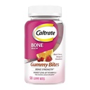 Caltrate Gummy Bites 500 mg Calcium e vitamina D supplemento, Ciliegia nera, Fragola, Arancione - 50 conte