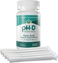 pH-D Feminine Health Support - Boric Acid Starter Bundle - pH-D Boric Acid Vaginal Suppositories 24 Count and 5 Vaginal Suppository Applicatori