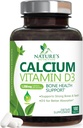 Integratore di calcio 1200 mg - con vitamina D3 per il miglior assorbimento - Supporta la salute immunitaria, le ossa e i denti - Carbonato di calcio della natura + 1600 IU di D3 - Bottigliato negli Stati Uniti per le donne e gli uomini - 180 compresse