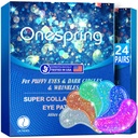Eye Gel Pads (24 coppie) - Sotto Eye Patches per Occhi Puffy, Wrinkles, Cerchi Oscuri, Natural Collagen Eye Gel, Under Eye Mask Patches for Face to Soothe Puffiness, Eye Bags
