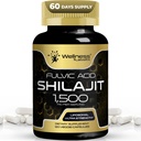 Himalayan Shilajit per gli uomini - 1500mg Shilajit Capsule per gli uomini, Pure Shilajeet per le donne con naturale Occuring acido Fulvic - Shilajet per l'energia avanzata e il supporto immunitario - 120 Conteggio (Pack of 1)