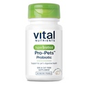 Probiotici per cani e gatti | Probiotici per la salute digestiva, salute del fegato, diarrea occasionale* | Gusty Meat Flavor | Non-GMO | Hyperbiotics | 60 Micro Tablet
