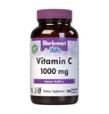 Bluebonnet Nutrition Vitamina C 1000 Mg Capsule vegetali, Acido ascorbico, per la salute della pelle immunitaria, Vegan, Vegetariano, Non OGM, Gluten, Soy & Milk Free, Kosher, 180 Count