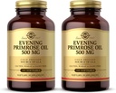 Solgar Sera Primrose Olio 500 mg - 180 Softgels, Confezione da 2 - Cold Pressed Source of GLA - Gluten Free, Dairy Free - 360 Total Servings