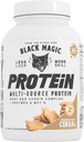Black Magic Protein Powder Whey Egg Casein Complex + Enzymes & MCT's Recovery 2lbs Toast Cereal Flavor