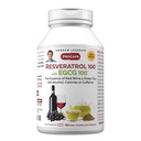 ANDREW LESSMAN Resveratrolo-100 EGCG 100mg - 180 capsule - due antiossidanti, senza alcol o caffeina.