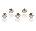 Resound Sure Fit Hearing Aid Domes Smoky Gray Suggerimenti Ear Pieces Comodi per Open Fit BTE Sound Amplificatore PSAP Kit Invisible 10mm (L x 5)
