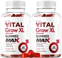 (2 Pack) Vital Grow XL Gummies Uomo - Performance Gummies 1050MG Vital GrowXL Blend, Vital Growth Gummy Advanced Gomitas Formula, 120 Gummies per 2 Mesi