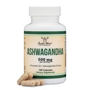 Capsule Ashwagandha, 120 Conte (500 mg di estratto 20:1 Potency) Adaptogen Stress Rilievo di doppio legno