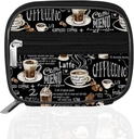 Serfeymi Weekly viaggio Pill Organizer caso per la borsa con rimovibile 7 giorno Pill Box, Fashionable Travel Medicine Organizer Pill Container per Medicina, Vitamina, Supplemento - Nero 02