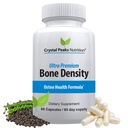 Ultra Premium Bone Formula - Carbonato di calcio w/Vitamin K2 & D3 - Integratori di calcio per le ossa - Promuove la resistenza di uno in modo da poter rimanere attivo - 60 capsule, alimentazione di 60 giorni