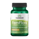 Swanson FemFlora - Integratore Probiotico Feminino che supporta Flora della Bocca, Tratta GI e Vagina - Probiotici per le donne con 9 miliardi di CFU Per Capsule - (60 capsule)